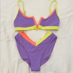 One One bikini. Top is Medium bottoms are a small